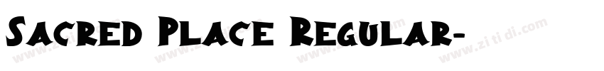 Sacred Place Regular字体转换
